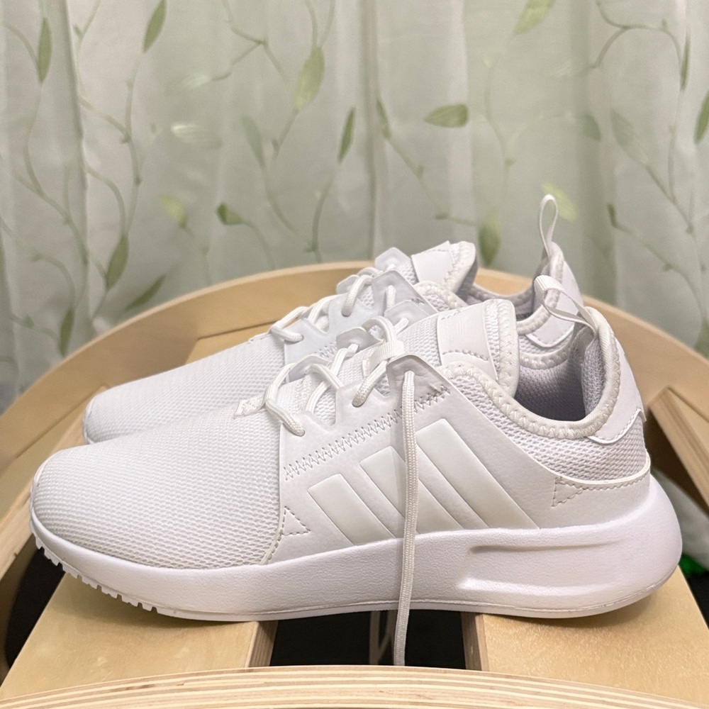 adidas Kids All-White Casual Sneakers